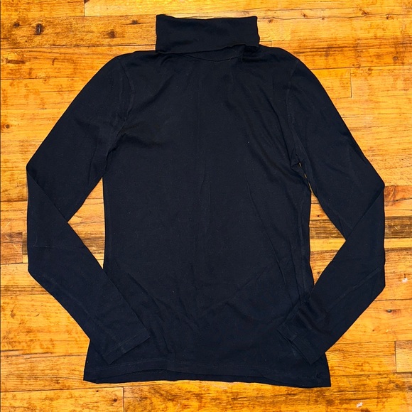 Set of J.Crew Tissue Turtlenecks- Black and Pink Medium - Picture 4 of 14